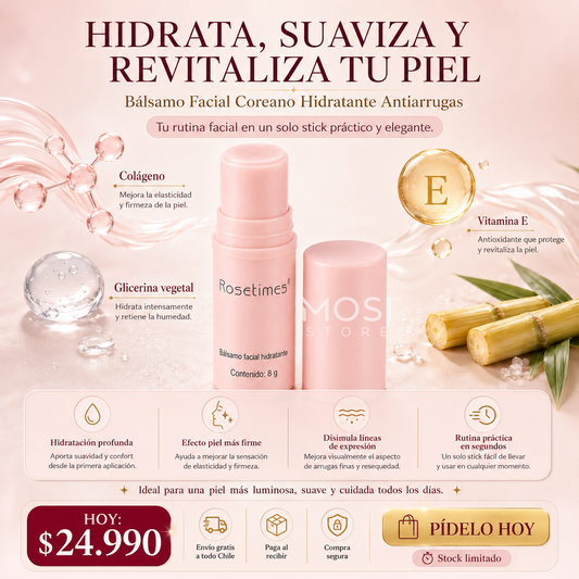 Bálsamo Coreano Facial Hidratante Antiarrugas