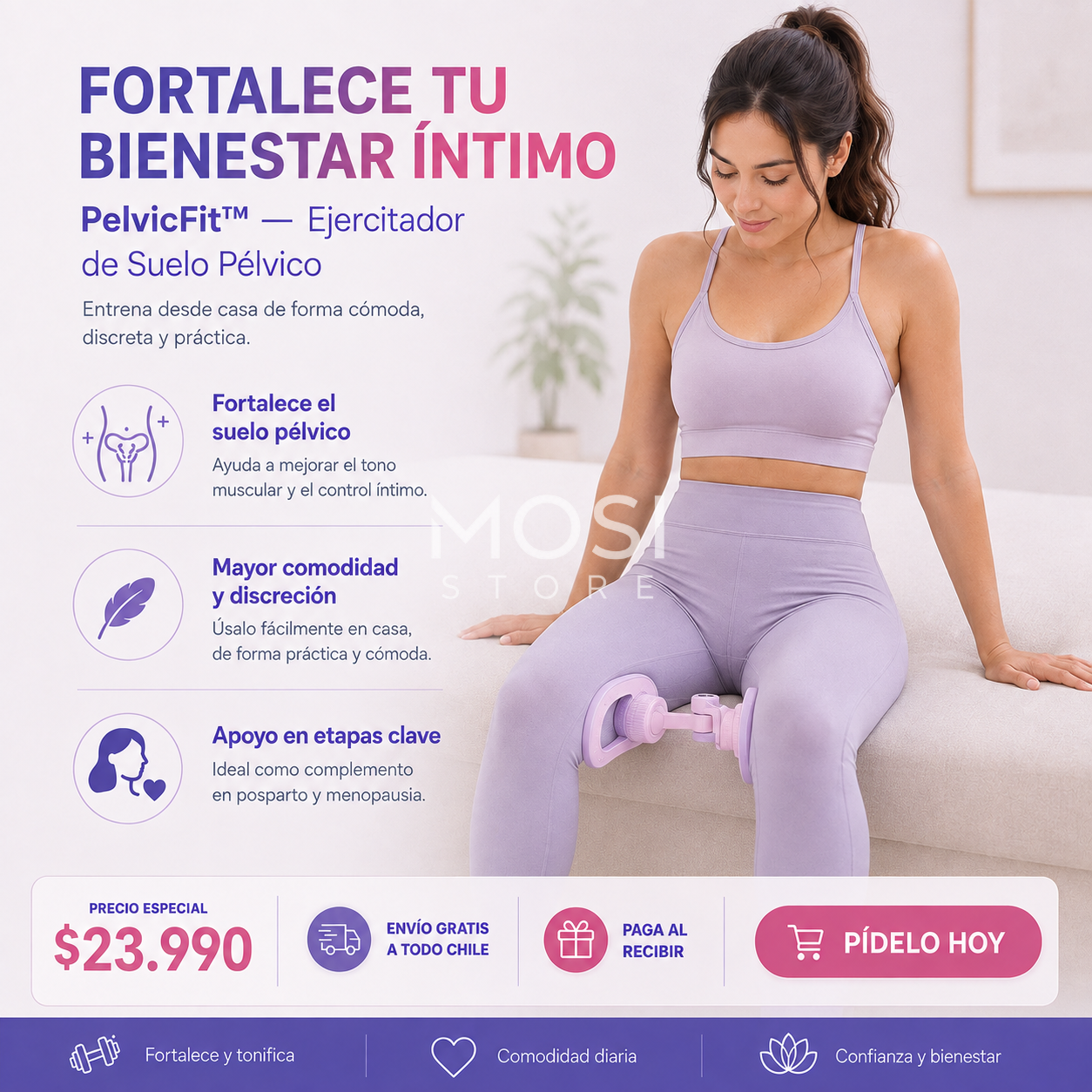 🌸✨ PelvicFit™ — Ejercitador de Suelo Pélvico | MOSI STORE