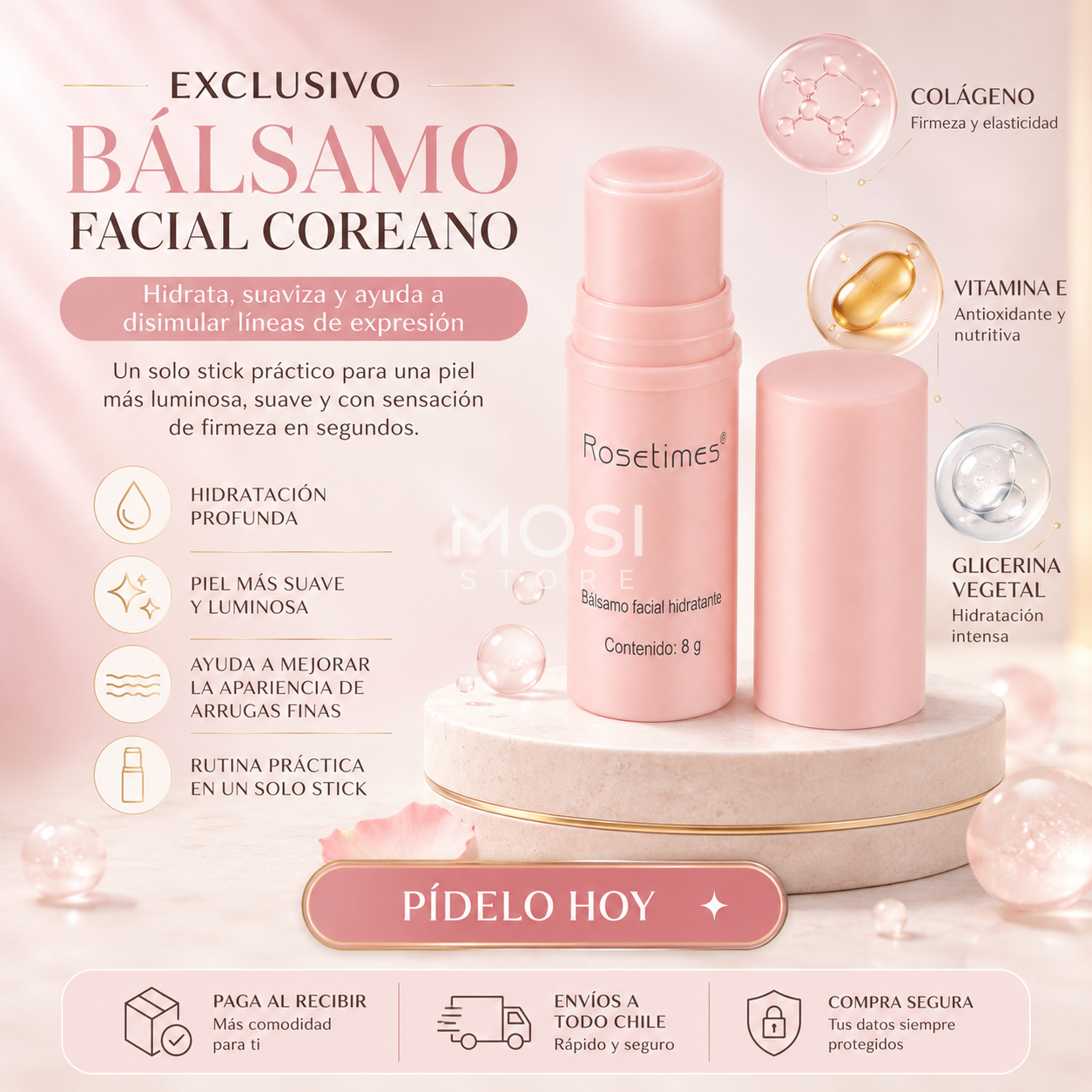 Bálsamo Coreano Facial Hidratante Antiarrugas
