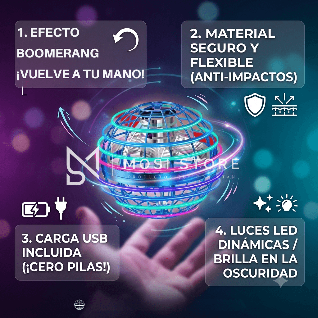 Pelota Voladora Led FlyBall Pro